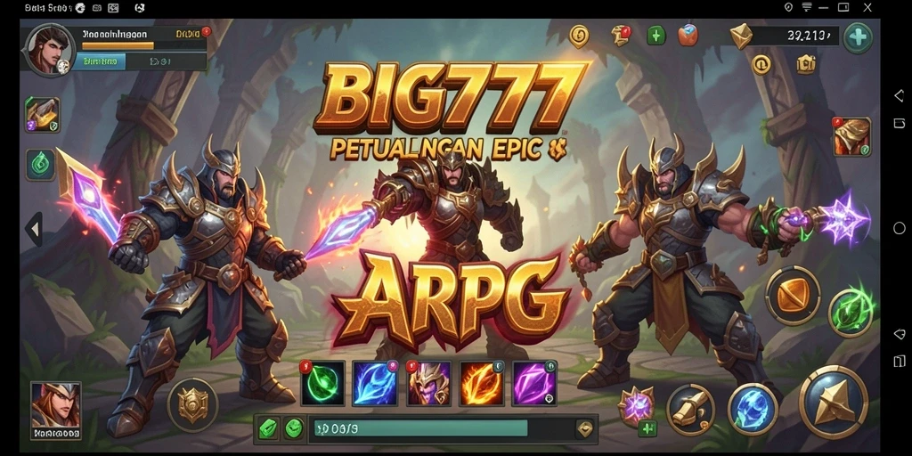 Skrinsut gameplay <strong>BIG777</strong> dengan aksi pertarungan seru dan grafis yang menakjubkan.