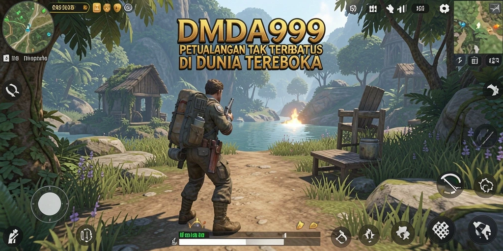 Gameplay DMD999 yang memukau dalam dunia terbuka yang luas.