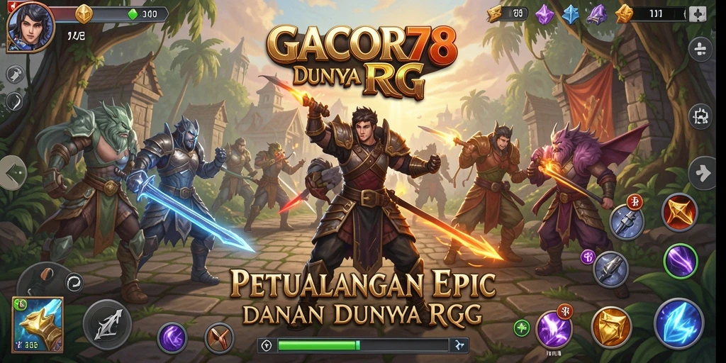 Tampilan gameplay seru dan imersif dari GACOR78.