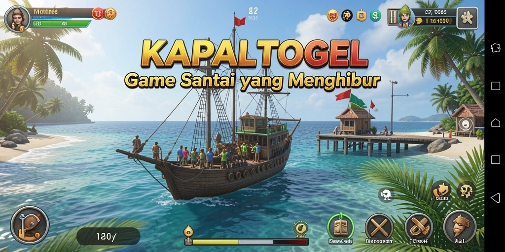 Tampilan gameplay KAPALTOGEL yang ceria dan menarik.