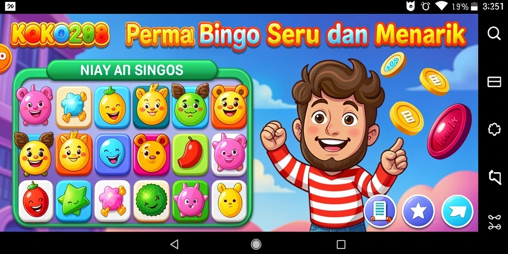 Tampilan gameplay KOKO288 yang menarik dan interaktif.