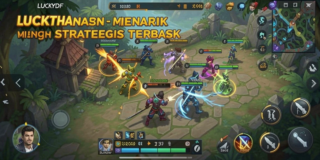 Gameplay seru dan mendebarkan dari LUCKYDF dengan tower defense yang strategis.