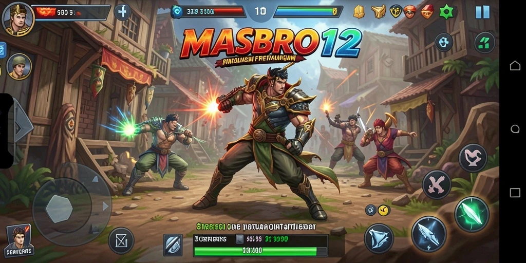 Tampilan gameplay yang menegangkan dan strategi yang mendebarkan.
