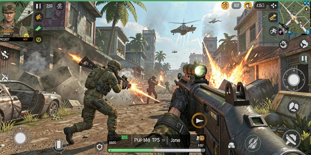Screenshot menampilkan aksi gameplay seru dalam PRG007