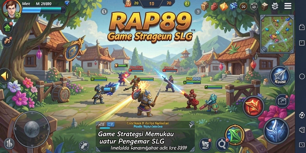 Tampilan gameplay menarik dari RAP89 dengan strategi mendalam.