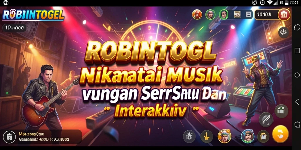 Tampilan gameplay seru dan interaktif ROBINTOGEL.