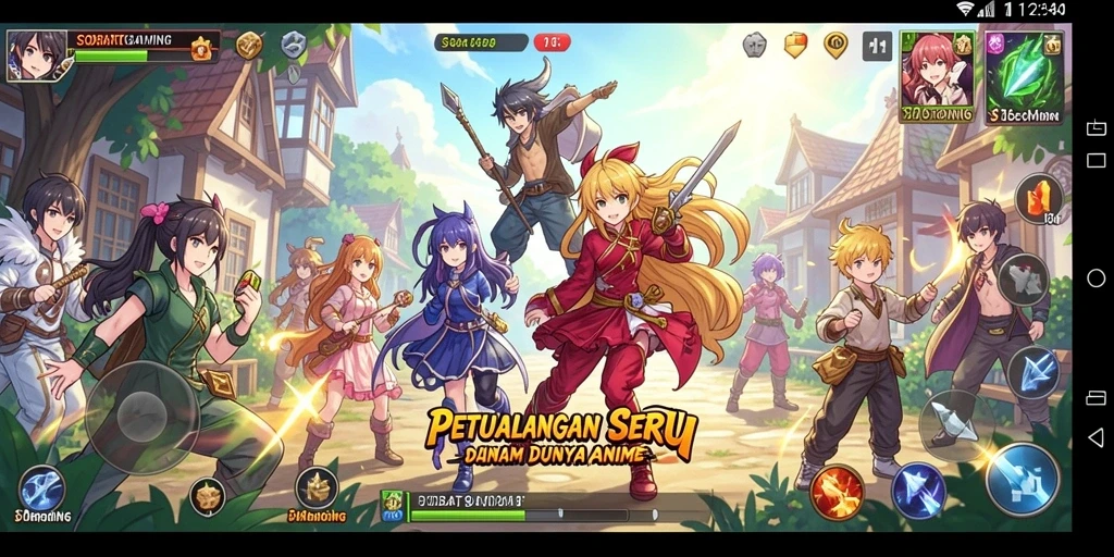 Tampilan gameplay SOBATGAMING yang memukau dan penuh warna.