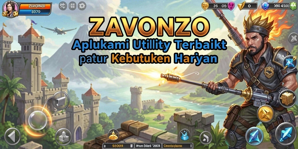 Tampilan antarmuka ZAVONZO yang intuitif dan modern.
